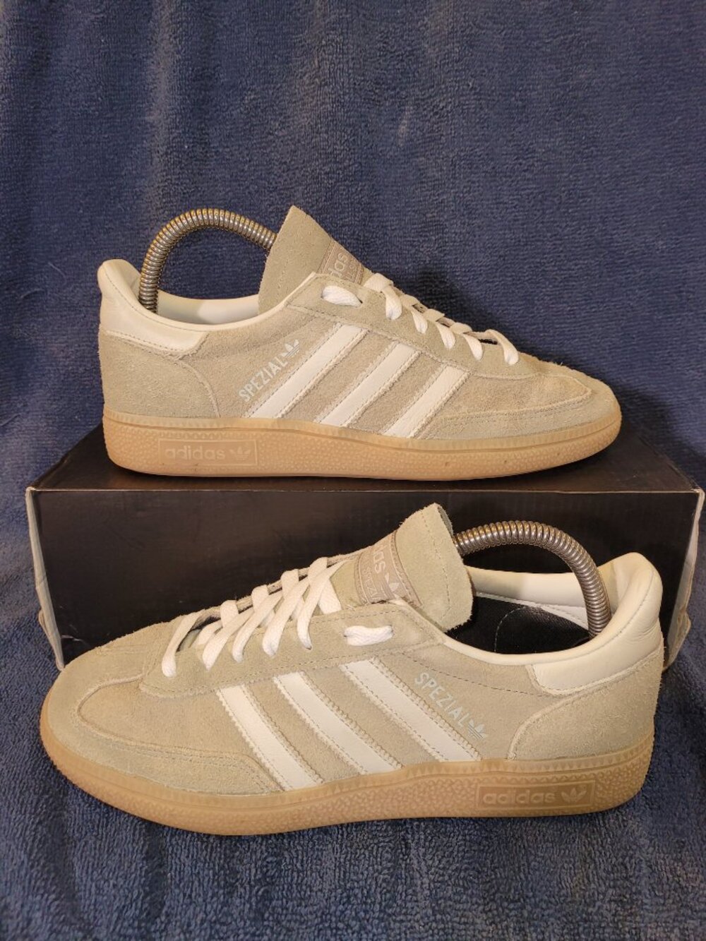 Adidas Spezial Women's Size 8 Silver Pebble Orbit Grey Sneakers JR0850 (#2336)